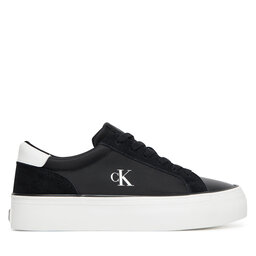 Calvin Klein Jeans Снікерcи Calvin Klein Jeans Vulc Flatform Mg Nylon Mix YW0YW01896 Чорний