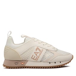 

Снікерcи EA7 Emporio Armani X8X027 XK050 R321 Black/White Laces, Бежевий