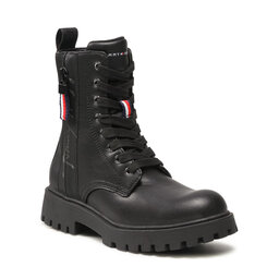 Tommy Hilfiger Botas de montaña Tommy Hilfiger Lace-Up Bootie T3A5-31195-0289999 Black 999