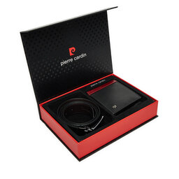 Pierre Cardin Maka un jostas komplekts Pierre Cardin ZG-EX-17 Melns