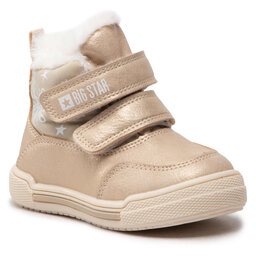 Big Star Shoes Kozaki Big Star Shoes KK374189 Gold