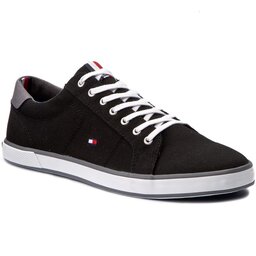 Tommy Hilfiger Πάνινα παπούτσια Tommy Hilfiger Harlow 1D FM0FM00596 Black 990