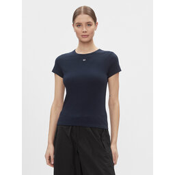 Tommy Jeans Tommy Jeans Póló Essential DW0DW17383 Sötétkék Slim Fit