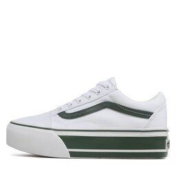 

Кросівки Vans Old Skool Stac VN0A7Q5MBGN1 Sport Stripes Green/True, Білий