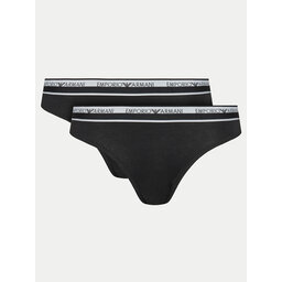 Emporio Armani Underwear Emporio Armani Underwear Set 2 parov brazilskih spodnjih hlačk 163334 4R227 00020 Črna