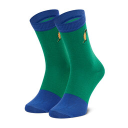 Happy Socks Otroške visoke nogavice Happy Socks KBETA01-7300 Zelena