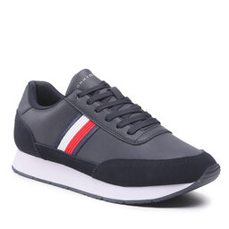 Tommy Hilfiger Αθλητικά Tommy Hilfiger Core Eva Runner Corporate Lea FM0FM04397 Desert Sky DW5
