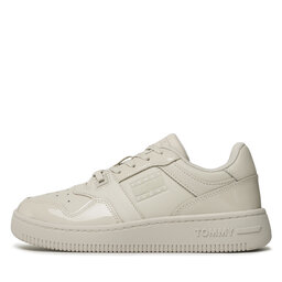 

Снікерcи Tommy Jeans Tjw Retro Basket Glossy EN0EN02206 Bleached Stone AEV, Бежевий