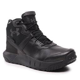 Under Armour Topánky Under Armour Ua Mg Valsetz Mid Lthr Wp 3024334-001 Blk/Blk