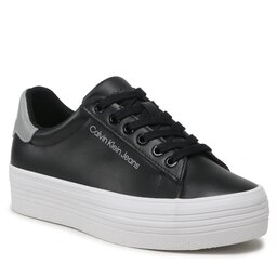 Calvin Klein Jeans Zapatillas Calvin Klein Jeans Vulc Flatform Laceup Ny Refl Wn YW0YW01220 Black/Reflective BEH
