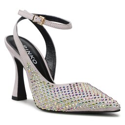 Pinko Sandály Pinko Lisette Slingback PE BLKS1 100566 A0N6 Crystal Z20
