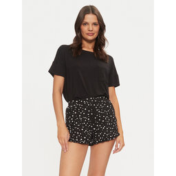 Hunkemöller Hunkemöller Πιτζάμα 206603 Μαύρο Regular Fit