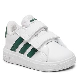 adidas Zapatos adidas Grand Court Lifestyle Hook and Loop Shoes IG2560 Ftwwht/Cgreen/Ftwwht