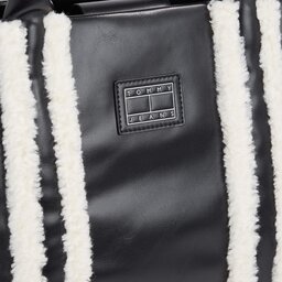 

Сумка Tommy Jeans Tjw Cosy Up Med Tote Sherpa AW0AW15397 Black Sherpa BDS, Чорний