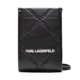 KARL LAGERFELD Pouzdro na mobil KARL LAGERFELD 230W3251 Black