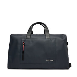 Tommy Hilfiger Tasche Tommy Hilfiger Th Pique Duffle AM0AM11779 Space Blue DW6
