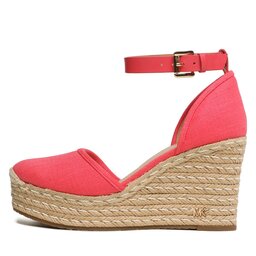 

Еспадрильї MICHAEL Michael Kors Kendrick Wedge 40S9KNMS2D Geranium, Рожевий
