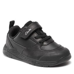 

Снікерcи Clarks Steggy Stride K 261751406 Black Leather, Чорний
