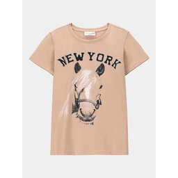 Coccodrillo Coccodrillo Camiseta WC4143205VGA Beis Regular Fit