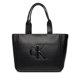 Calvin Klein Τσάντα Calvin Klein Bold Ck Medium Tote LV04F3218G Μαύρο