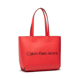 

Сумка Calvin Klein Jeans Sculpted Shopper29 Mono K60K609195 Strawberry Field XL1, Червоний