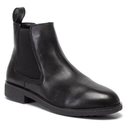 Clarks Kotníková obuv s elastickým prvkem Clarks Griffin Plaza 261431084 Black Leather
