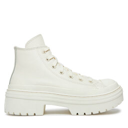 Converse Botine Converse Chuck Taylor All Star Lugged Heel Leather Platform A10370C Alb
