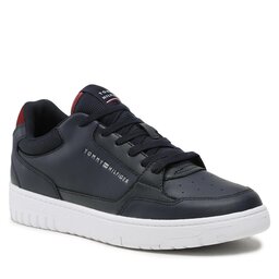 Tommy Hilfiger Αθλητικά Tommy Hilfiger Basket Core Leather FM0FM04693 Desert Sky DW5