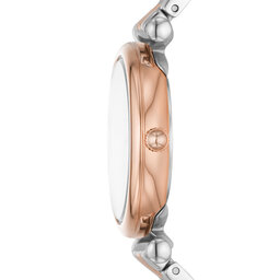 

Годинник Fossil Carlie Three ES5201 Silver/Rose Gold, Срібний