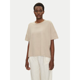 Bomboogie Bomboogie T-Shirt TW7441TJOR5 Μπεζ Relaxed Fit