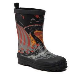 Viking Botas de agua Viking Jolly Print 1-60020-272 Black/Sun