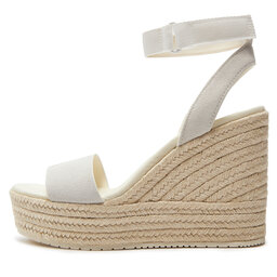 

Еспадрильї Calvin Klein Jeans Wedge Sandal Su Mg Btw YW0YW01026 Creamy White/Bright White 0F9, Écru