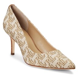 Lauren Ralph Lauren Augstpapēžu kurpes Lauren Ralph Lauren Lanette 802904263001 Khaki