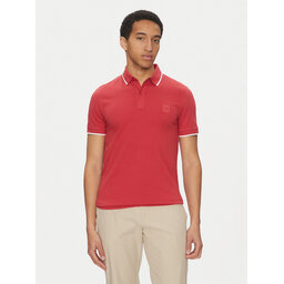 BOSS BOSS Poloshirt Passertip 50507699 Rot Slim Fit