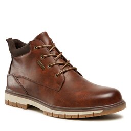 Lanetti Schnürschuhe Lanetti MYL8468-2 Brown