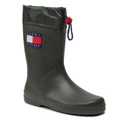 Tommy Hilfiger Bottes de pluie Tommy Hilfiger Rain Boot T3X6-30766-0047 S Military Green 414