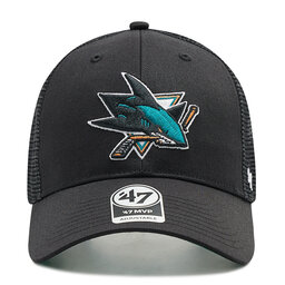 

Бейсболка 47 Brand Nhl San Jose Sharks Branson '47 Mvp H-BRANS22CTP-BK Black, Чорний