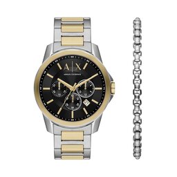 Armani Exchange Karóra Armani Exchange Banks AX7148SET Gold/Silver