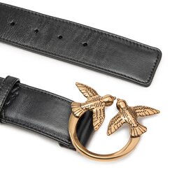 

Жіночий ремінь Pinko Love Puff Birds H4 Belt AI 22-23 PLT01 1H213J A083 Black Z99Q, Чорний