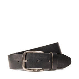Jack&Jones Herrbälte Jack&Jones Jackpaul Leather Belt 12111286 Black