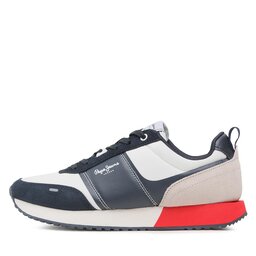 

Снікерcи Pepe Jeans Tour Transfer PMS30909 White 800, Cиній