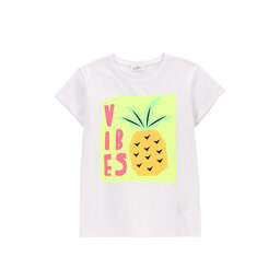 Coccodrillo Coccodrillo T-shirt WC5143204VGD Bijela Regular Fit