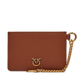 PINKO Estuche para tarjetas de crédito Pinko Vittello Seta 102748 A0F1 L48Q Marrón