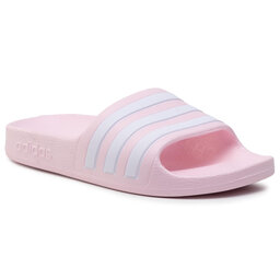 adidas Șlapi adidas adilette Aqua K FY8072 Clpink/Ftwwht/Clpink