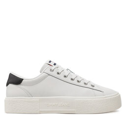 Tommy Jeans Superge Tommy Jeans Tjw Foxing Flatform Sneaker EN0EN02567 Écru