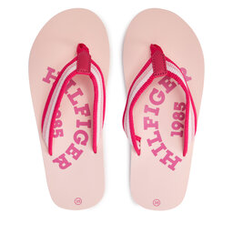 

В'єтнамки Tommy Hilfiger Logo Print Flip Flop T3A8-33294-0058 S Multipink 720, Рожевий