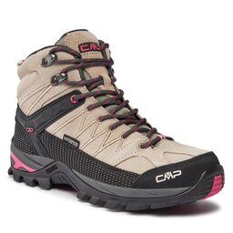 CMP Botas de trekking CMP Rigel Mid Wmn Trekking Shoe Wp 3Q12946 Gesso A312