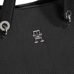 

Сумка Tommy Hilfiger Th Emblem Satchel AW0AW15177 Black BDS, Чорний