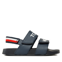 

Босоніжки Tommy Hilfiger Logo Velcro Sandal T1B2-32927-1172 S Blue 800, Cиній