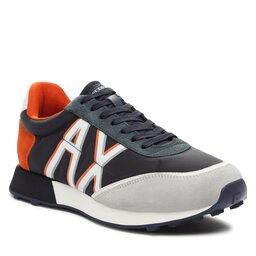Armani Exchange Sneakersy Armani Exchange XUX157 XV588 T077 Navy+Slate+Orange